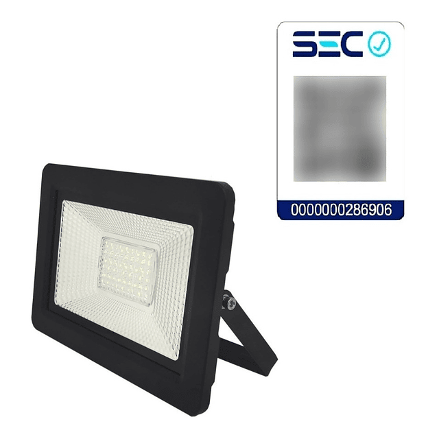 Foco Halogeno Led 50w Megabright Luz Fria, Certificación Sec