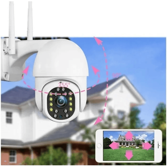 Camara Ip Wifi Exterior 1080p Inalambrica Hd / Pack X5