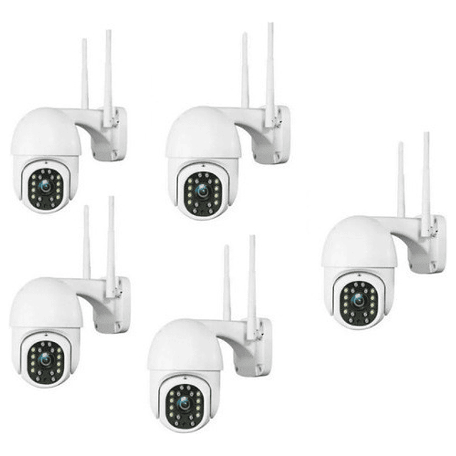 Camara Ip Wifi Exterior 1080p Inalambrica Hd / Pack X5