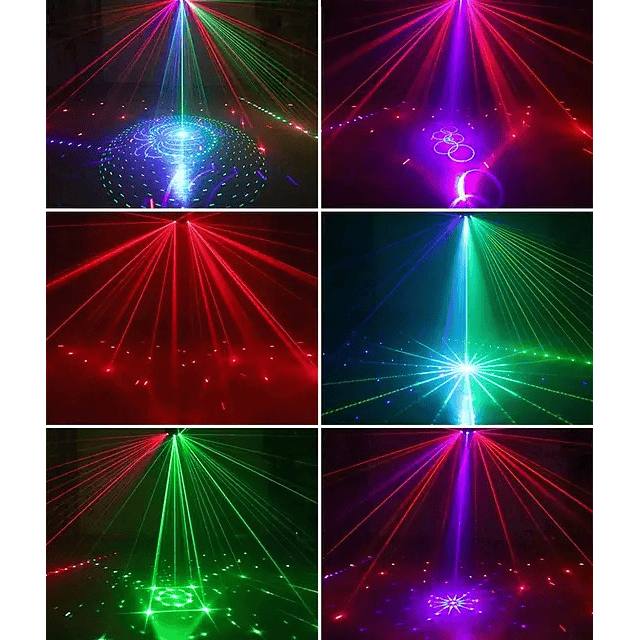 Luz Laser Dj Fiestas De 6 Ojos / Ventasmacul