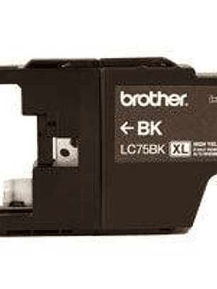 Cartucho Tinta Brother LC75BK Negro - 600 Páginas