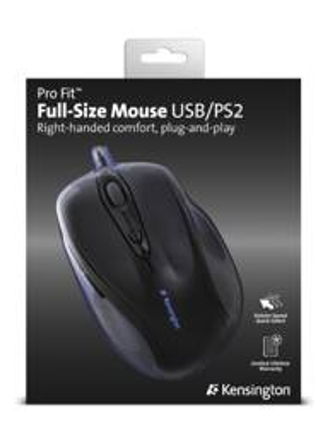 Kensington Pro Fit Mouse USB Tamaño Completo K72369 - Con Cable 2
