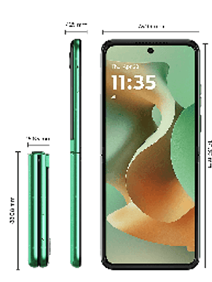 Motorola RAZR 60 Green 12GB RAM 512GB ROM Plegable