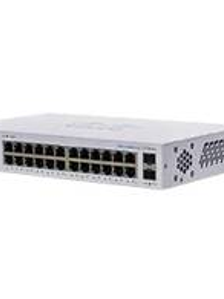 Switch Cisco Gigabit Ethernet Business 110, 24 P 10/100/1000Mbps+2 P SFP, 48 Gb/s, No Administrable 2