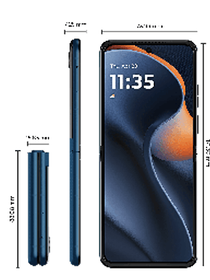 Motorola Razr 60 Azul 12GB RAM 512GB ROM Plegable