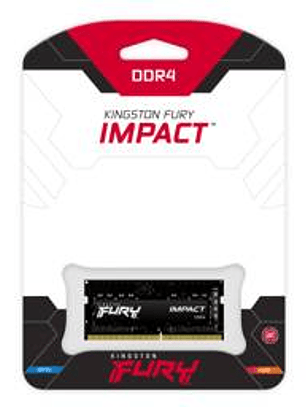 Memoria RAM para Notebook DDR4 16GB 3200MHz Kingston Fury Impact, CL20, SO-DIMM, 1.2V
