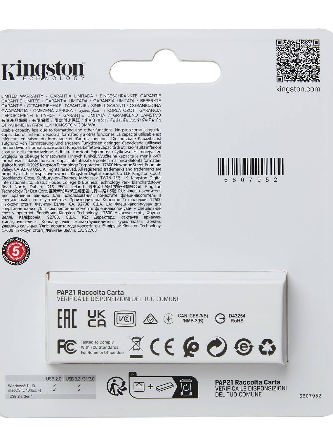 Memoria USB Kingston DataTraveler Exodia S 256GB USB 3.2 - Pendrive Negro/Naranja Compacto 4