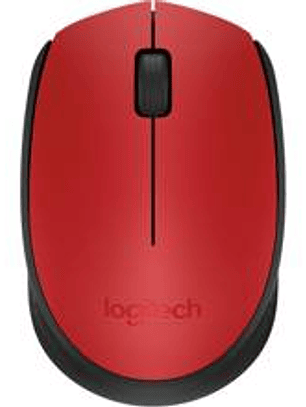 Logitech M170 Mouse Inalámbrico Rojo - Básico Confiable