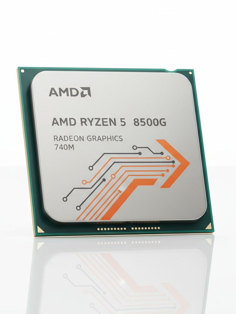 Procesador AMD Ryzen 5 8500G - 6 Núcleos 5.0GHz - CPU con Radeon 740M Integrado AM5 1