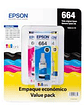 Pack 3 Tintas Epson T664520 Color - L120/L1300/L121 - Miniatura 3
