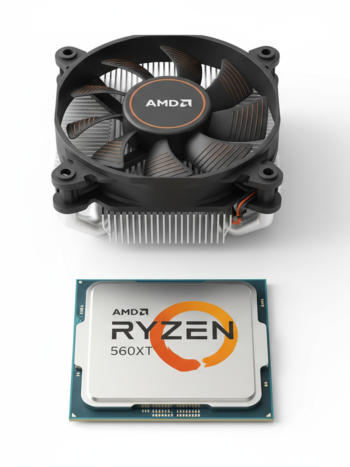Procesador AMD Ryzen 5 5600XT - 6 Núcleos 4.7GHz - CPU con Cooler Wraith Stealth AM4 1