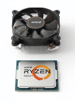 Procesador AMD Ryzen 5 5600XT - 6 Núcleos 4.7GHz - CPU con Cooler Wraith Stealth AM4