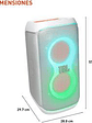 Altavoz JBL PartyBox Club 120 Bluetooth Blanco Luces LED - Miniatura 2