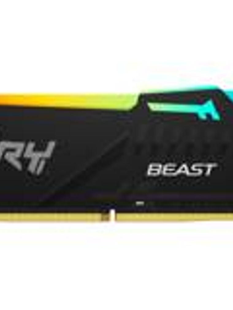 Memoria RAM DDR5 16GB Kingston FURY Beast con RGB 2