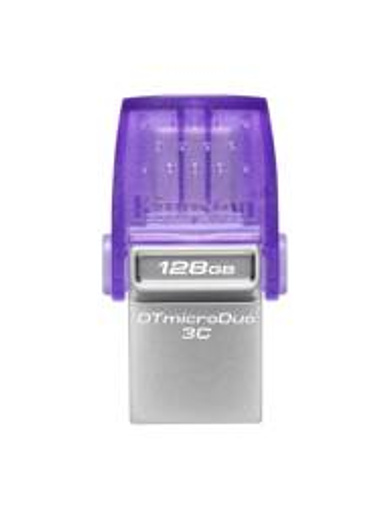 Memoria USB Kingston MicroDuo 3C 128GB USB-C + USB-A - Pendrive Dual 200MB/s 1
