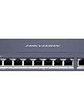 Switch Hikvision DS-3E1310HP-EI 8 Puertos 2 HiPoE 45W 300m - Miniatura 2