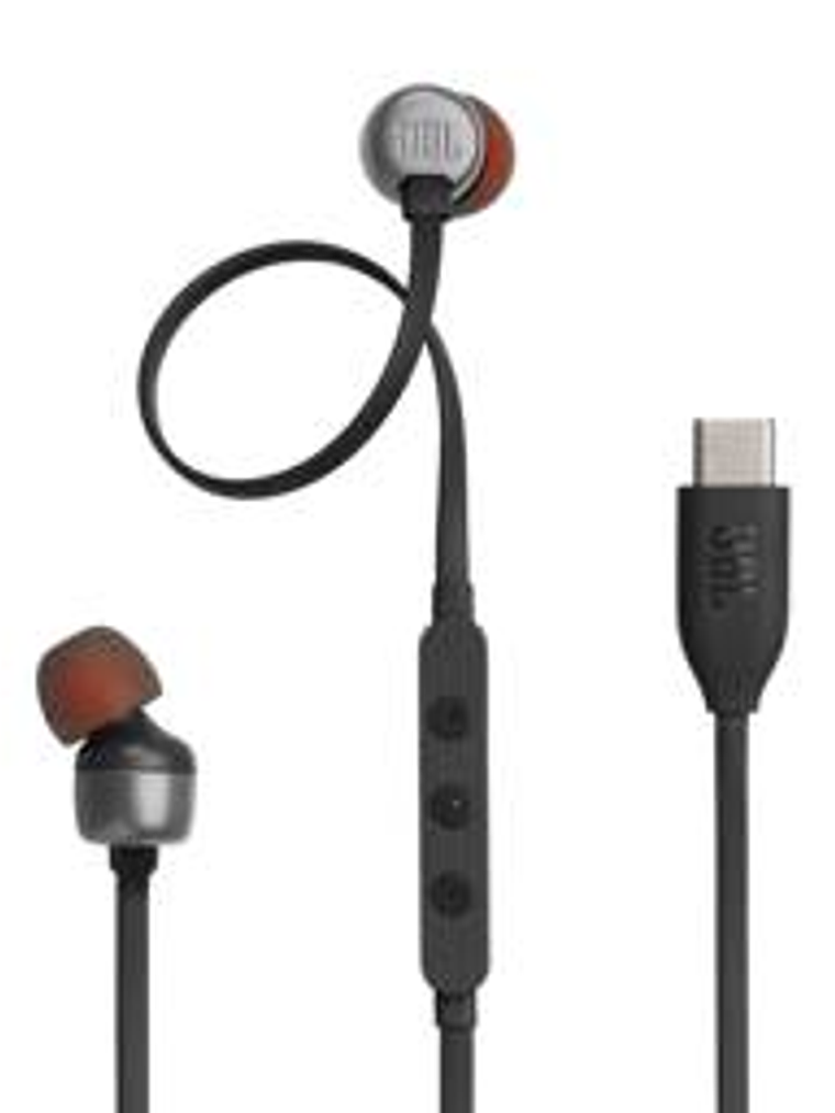 Auriculares JBL Tune 310C Negro In-Ear con Cable USB-C - Earbuds 4