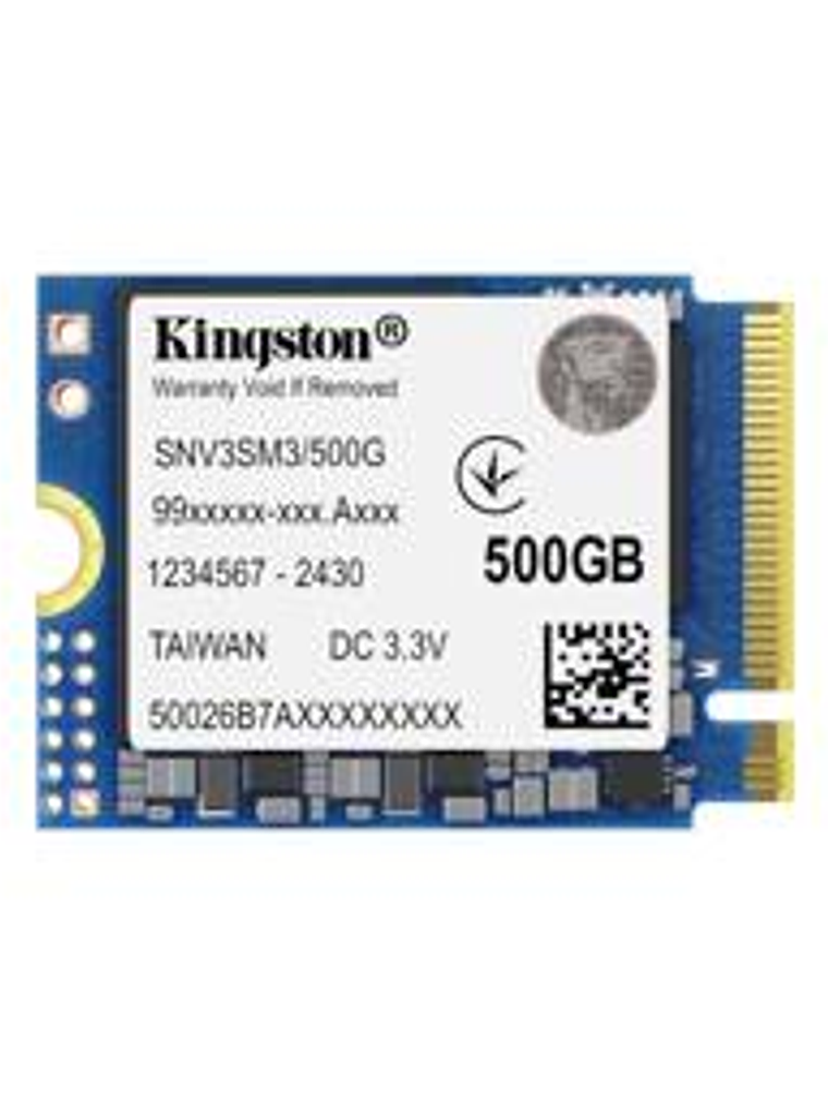 SSD Kingston NV3 500GB M.2 2230 PCIe 4.0 - 5000/3000MB/s Compacto 1