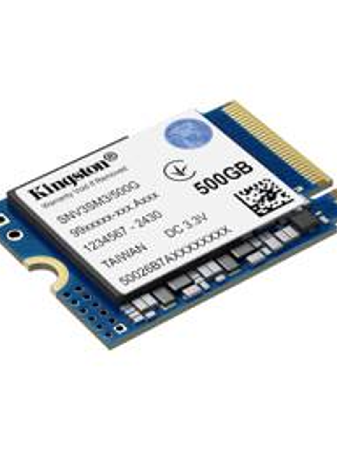 SSD Kingston NV3 500GB M.2 2230 PCIe 4.0 - 5000/3000MB/s Compacto 2