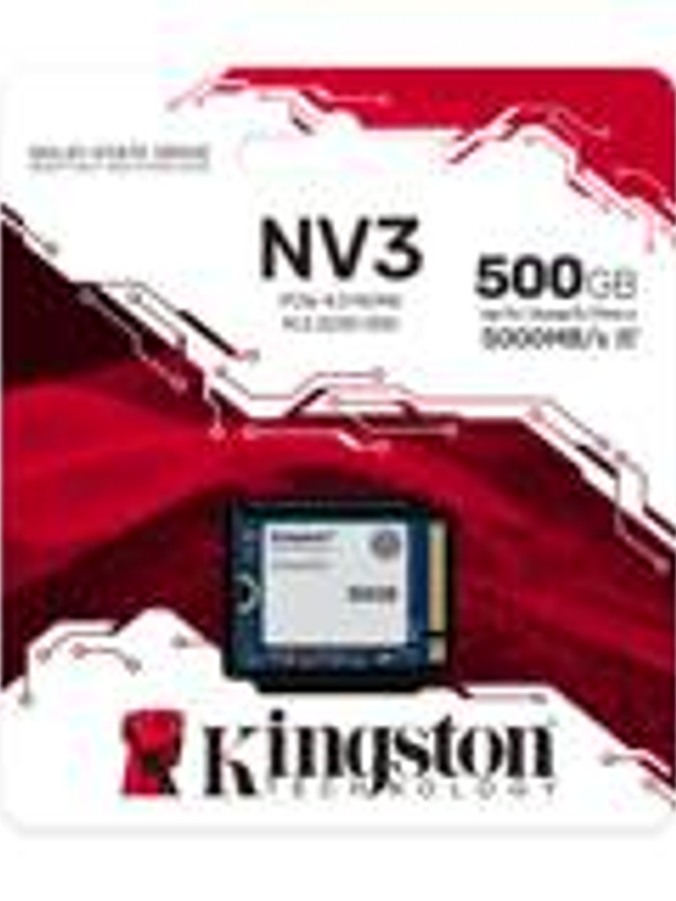 SSD Kingston NV3 500GB M.2 2230 PCIe 4.0 - 5000/3000MB/s Compacto 3