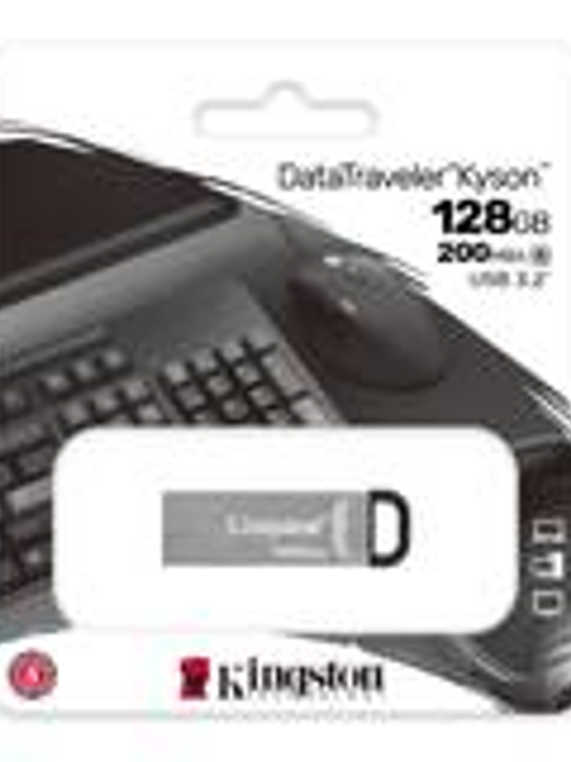 Memoria USB Kingston DataTraveler Kyson 128GB USB 3.0 - Pendrive 200MB/s Alta Velocidad 4