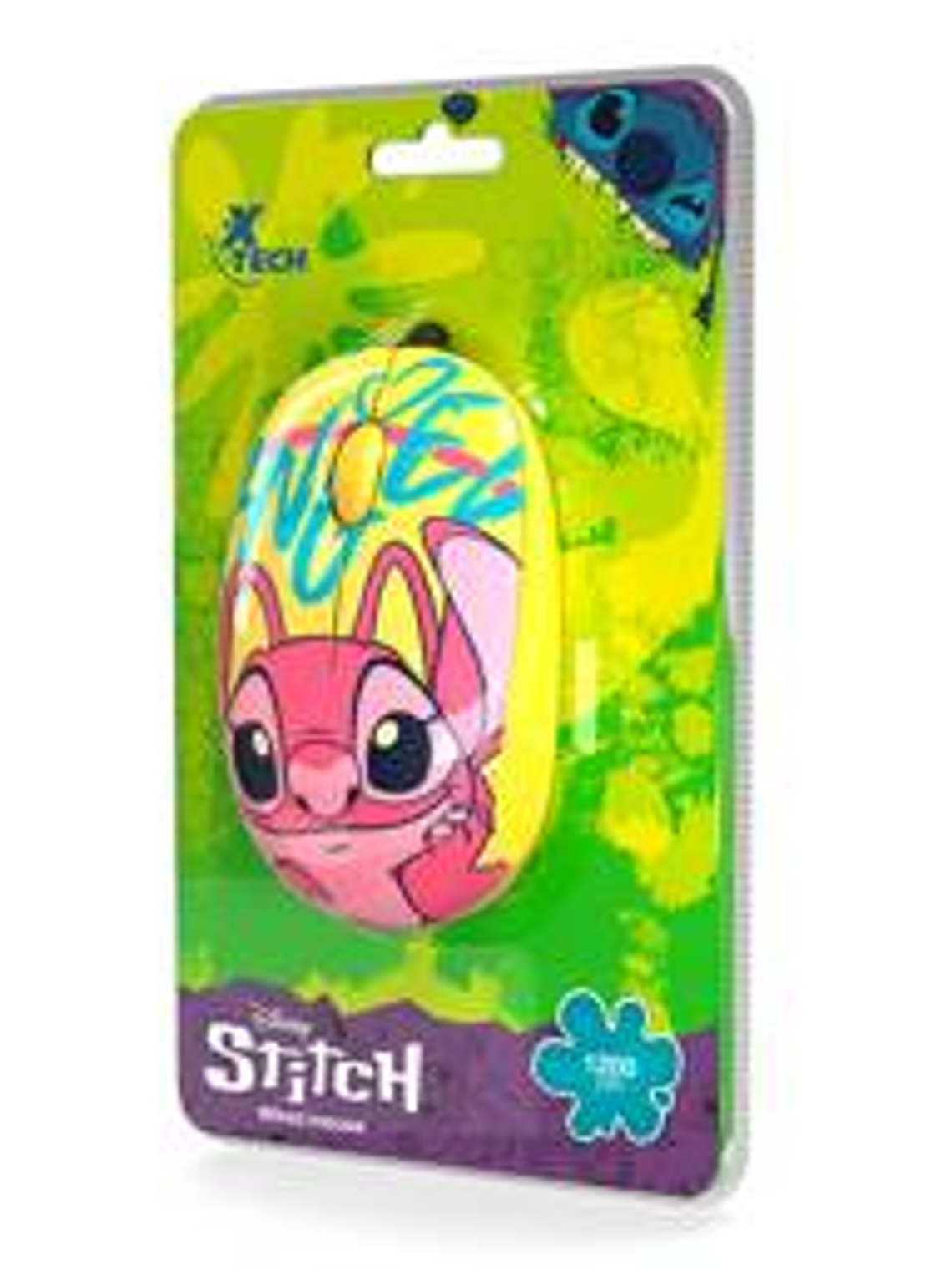 Mouse Xtech Disney Stitch USB 1200 DPI Amarillo XTM-D406ST-YL - Infantil 2