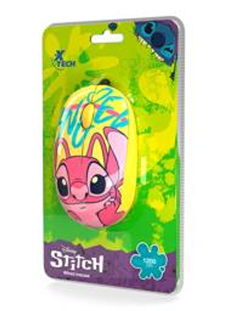 Mouse Xtech Disney Stitch USB 1200 DPI Amarillo XTM-D406ST-YL - Infantil 2
