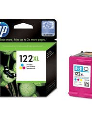 Cartucho Tinta HP CH564HL 122XL Tricolor - 330 Páginas