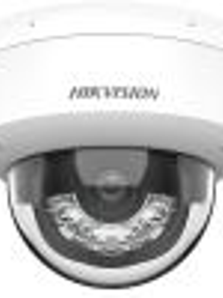Cámara Domo Hikvision IP 6MP DualLight 2.8mm Mic PoE IP67 2