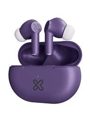 Auriculares Klip Xtreme Buds-Fi KTE-015PR TWS Púrpura - Earbuds Inalámbricos