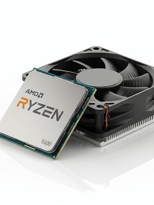 Procesador AMD Ryzen 5 5600 - 6 Núcleos 4.4GHz - CPU con Cooler Wraith Stealth AM4