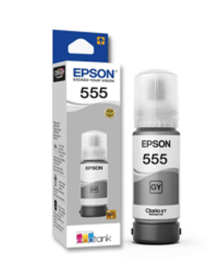 Botella Tinta Epson T555520 Gris Claro - L8180/L8160