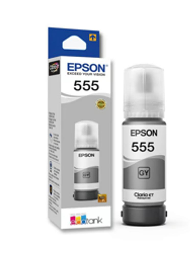 Botella Tinta Epson T555520 Gris Claro - L8180/L8160 1