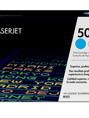 Toner HP CE401A 507A Cyan - Impresión Color Profesional