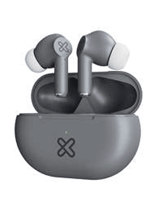 Auriculares Klip Xtreme Buds-Fi KTE-015GR TWS Gris - Earbuds Inalámbricos