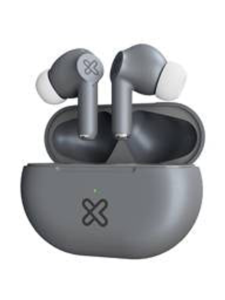 Auriculares Klip Xtreme Buds-Fi KTE-015GR TWS Gris - Earbuds Inalámbricos 1