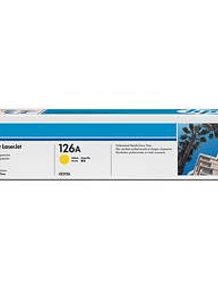 Toner HP CE312A 126A Amarillo - 1.000 Páginas LaserJet Pro