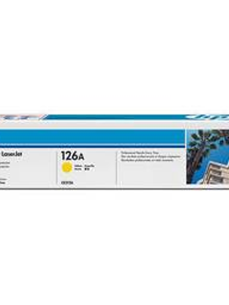 Toner HP CE312A 126A Amarillo - 1.000 Páginas LaserJet Pro 1