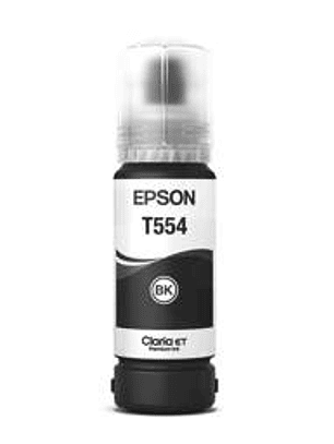 Botella Tinta Epson T554120 Negro - L8180/L8160