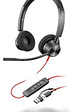 Auriculares Poly Blackwire 3320 Stereo USB-C con Cable - Headset Profesional - Miniatura 1