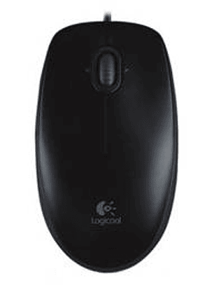 Logitech M100 Mouse USB Negro - Básico Con Cable Confiable