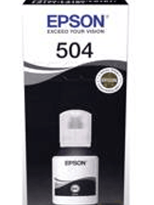 Botella Tinta Epson T504120 Negro - L4150/L4160/L6161/L6171/L6191