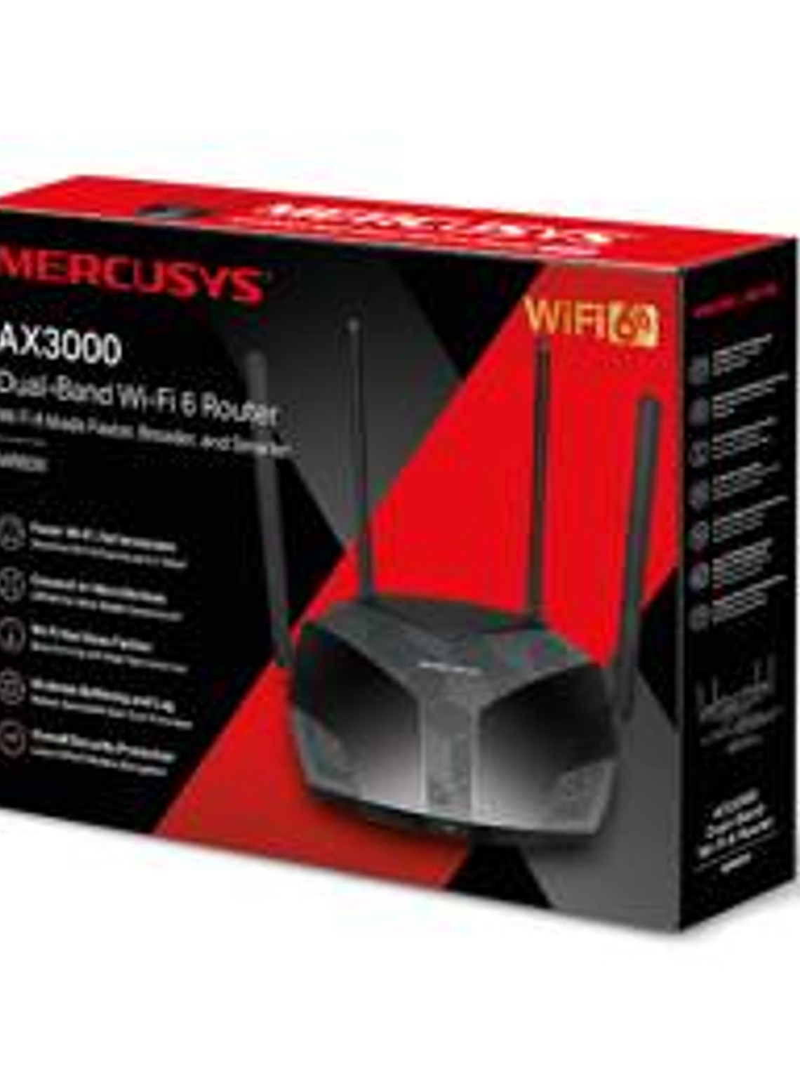 TP-LINK MERCUSYS MR80X AX3000 WiFi6 Router DualBand Gigabi 1