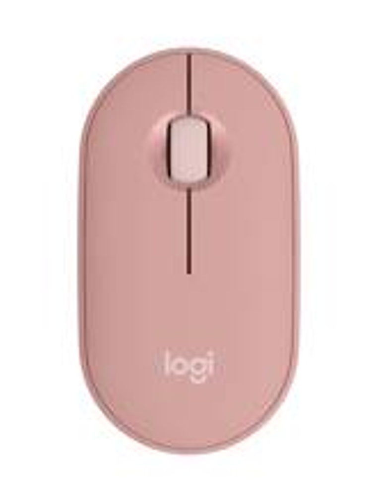 Logitech Pebble Mouse 2 M350s Bluetooth Rosado - Ultra Delgado 1