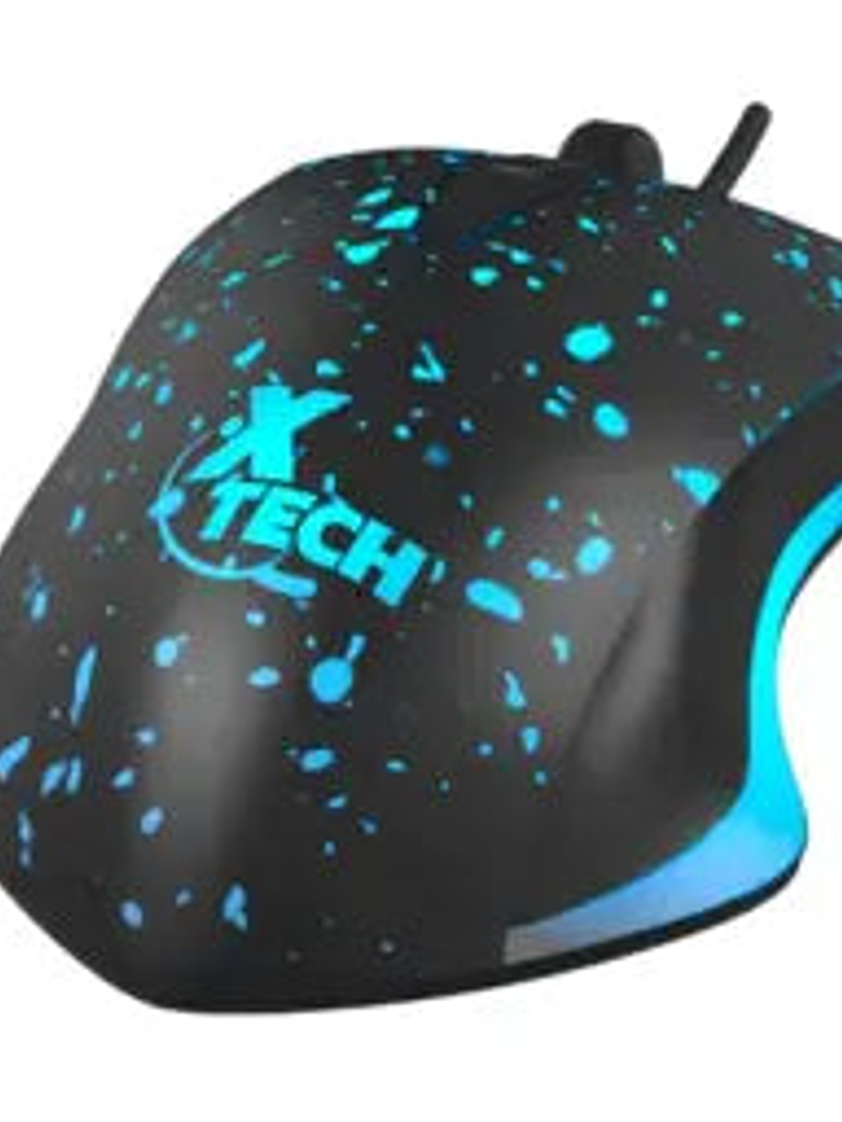 Mouse Gamer Xtech USB 3600 DPI 6 Botones LED XTM-411 - Con Cable 1