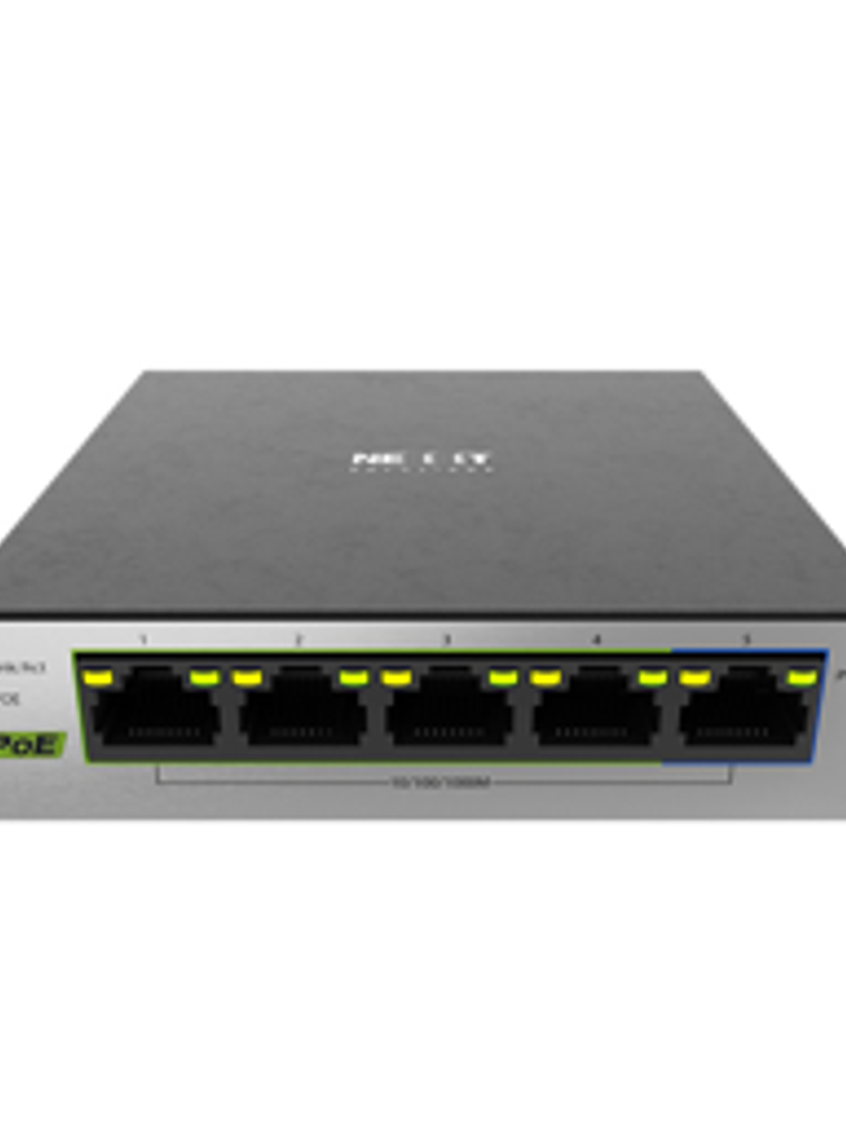 Switch Nexxt Vertex501P 5 Puertos PoE+ Gigabit 60W NSW-V501P 3