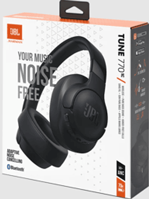 Auriculares JBL Tune 770NC Bluetooth Negro Over-Ear - Cancelación de Ruido