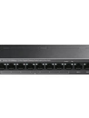Switch TP-Link LS1210P 10 Puertos 8 PoE+ LongPoE 2 Gigabit
