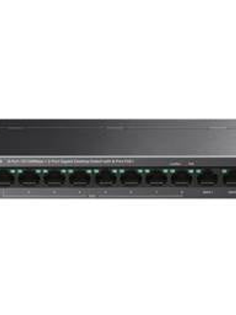 Switch TP-Link LS1210P 10 Puertos 8 PoE+ LongPoE 2 Gigabit 2