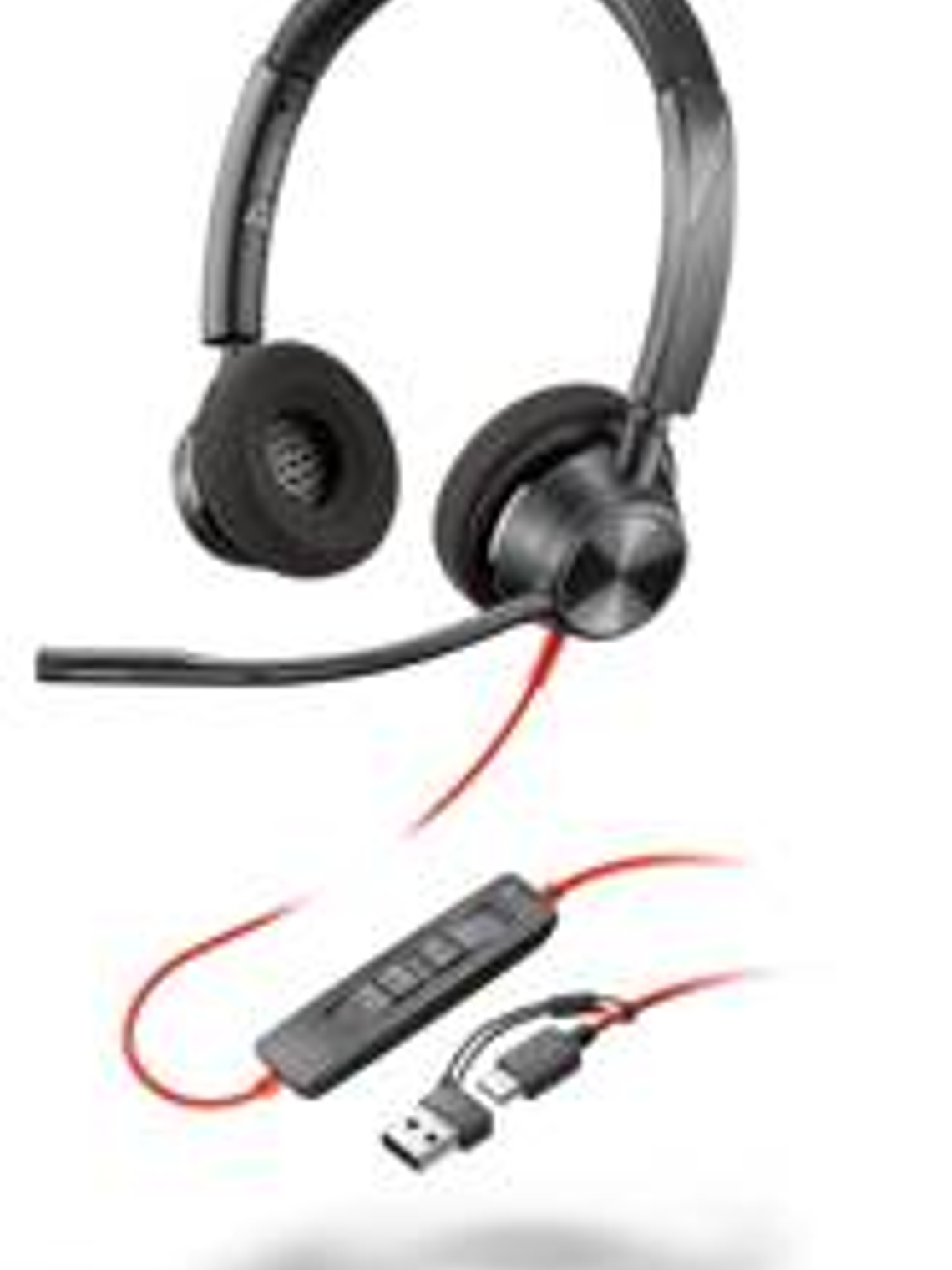 Auriculares Poly Blackwire 3220 Stereo USB-C con Cable - Headset Profesional 1